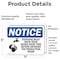 Signmission Safety Culture Sign, 7 in Width, Vinyl Decal, Rectangle OS-2PACK-NS-D-57-L-12198 - alternate 2